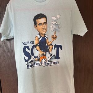 RSVLTS Michael Scott Graphic Tee - Light Blue